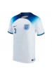 Engeland Luke Shaw #3 Voetbaltruitje Thuis tenue WK 2022 Korte Mouw